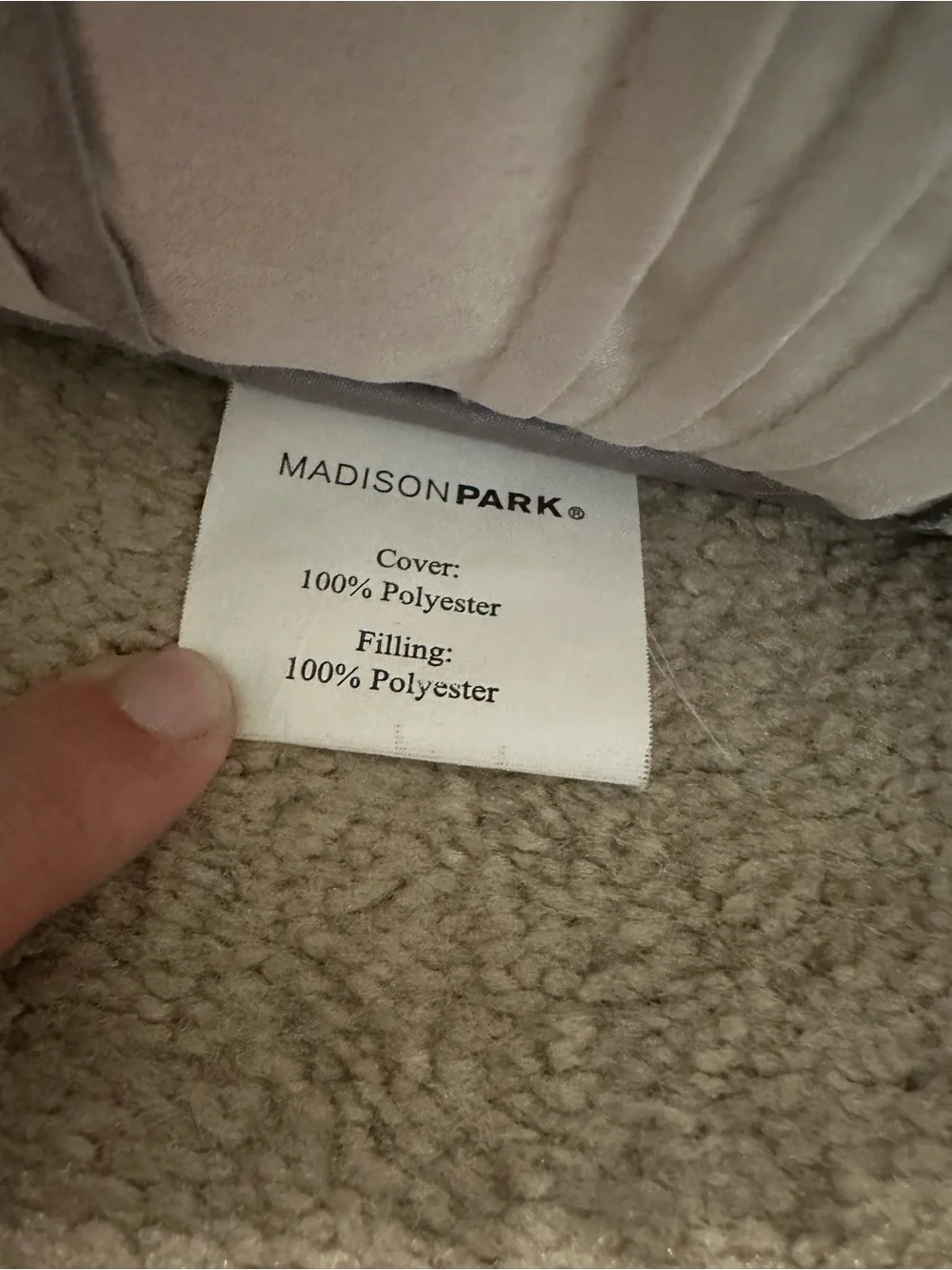 Full Size Gray Madison Park comforter Set Bed